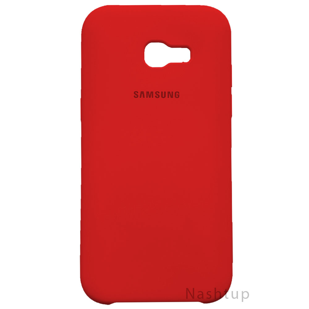 قاب سيليكونى اصلى رنگ قرمز گوشى Samsung Galaxy A5 2017